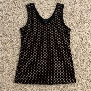 Banana Republic Black and Gold Tank Top